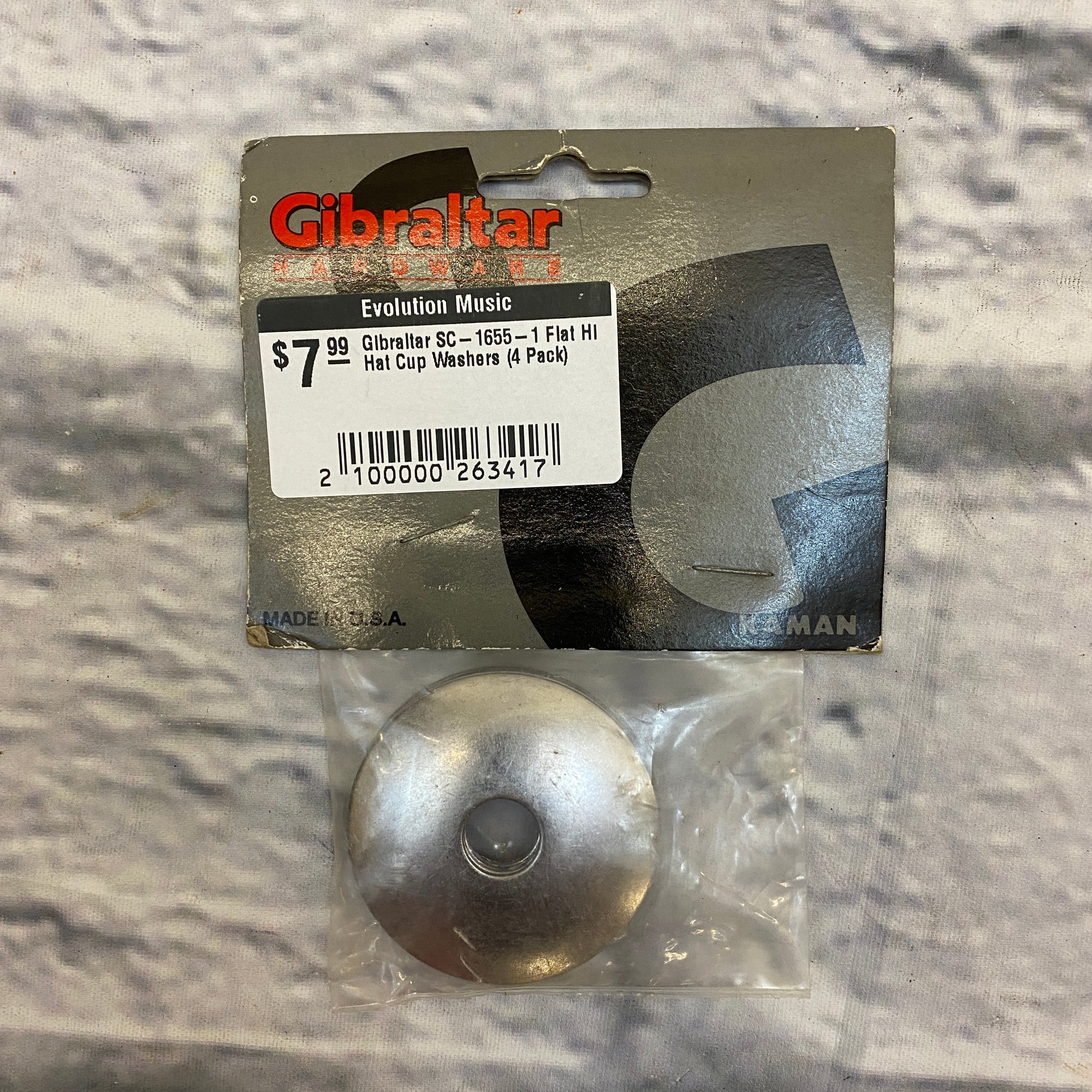 Gibraltar SC-1655-1 Flat Hi Hat Cup Washers (4 Pack)