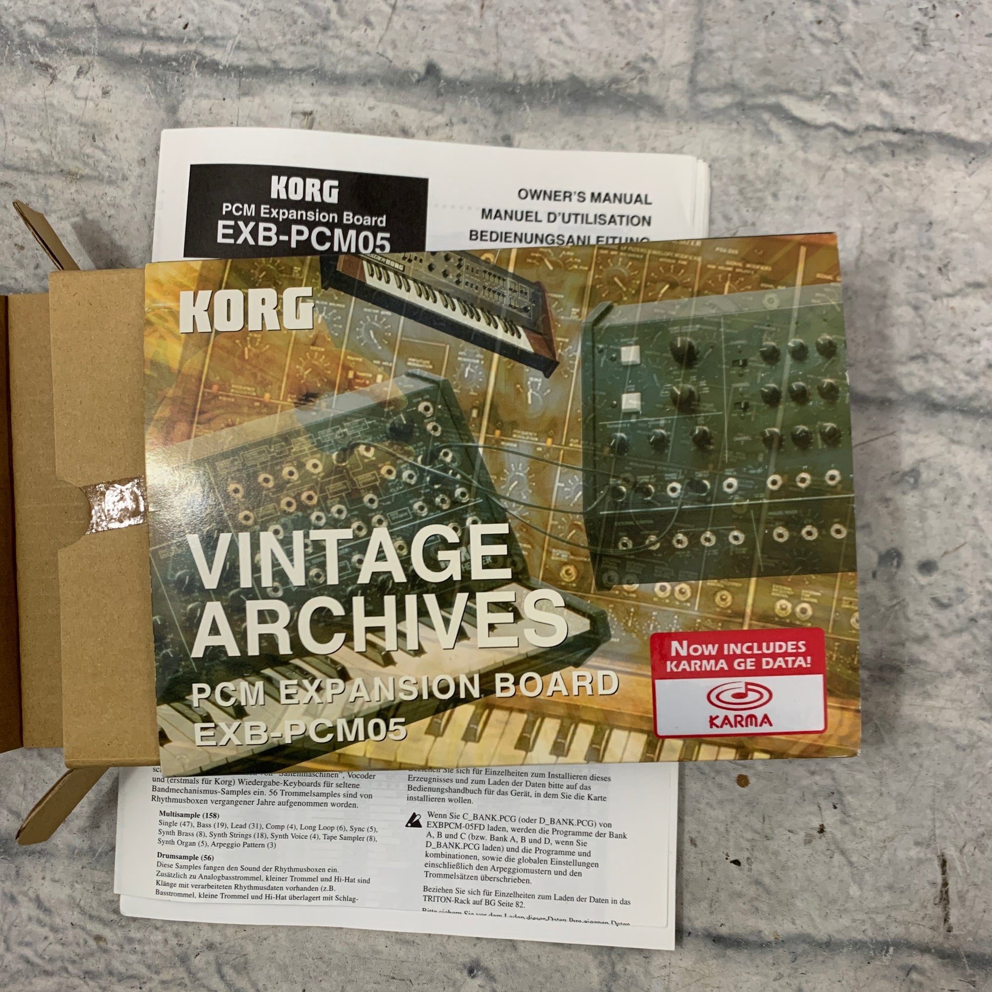 Korg Vintage Archives PCM Expansion Board EXB-PCM05
