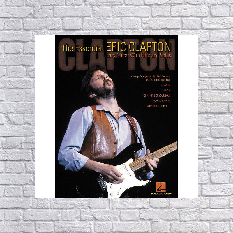 Hal Leonard The Essential Eric Clapton Easy Guitar Tab With Riffs And Solos