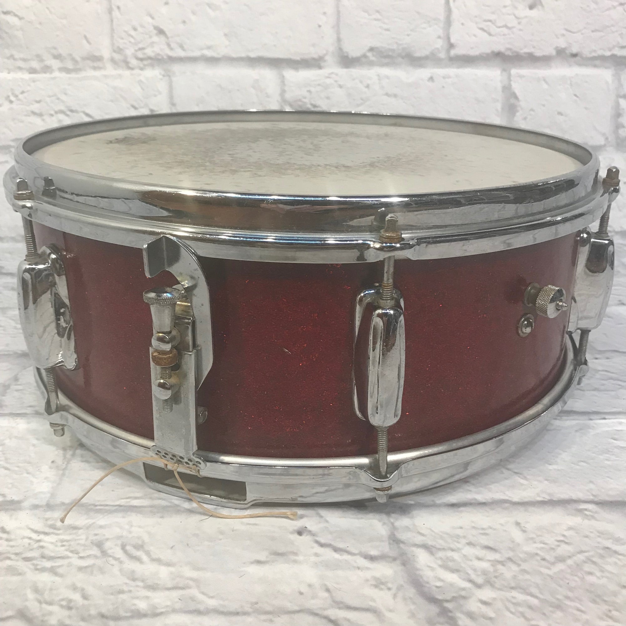 Slingerland 14" Snare Drum Red Sparkle 1950's