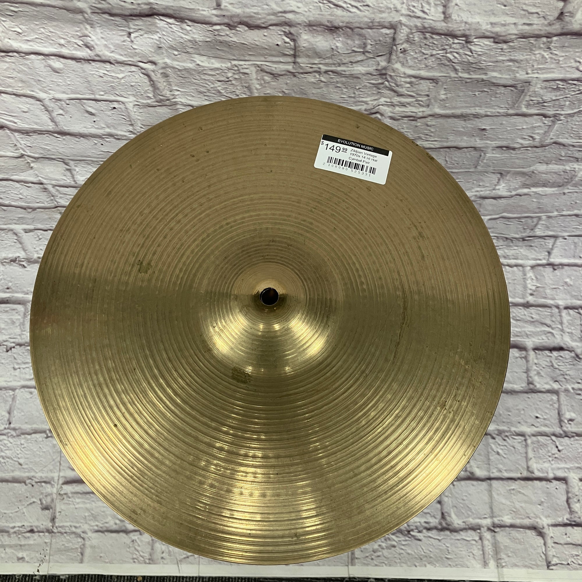 Zildjian Vintage 1970s 14 Hi Hat Cymbal Pair