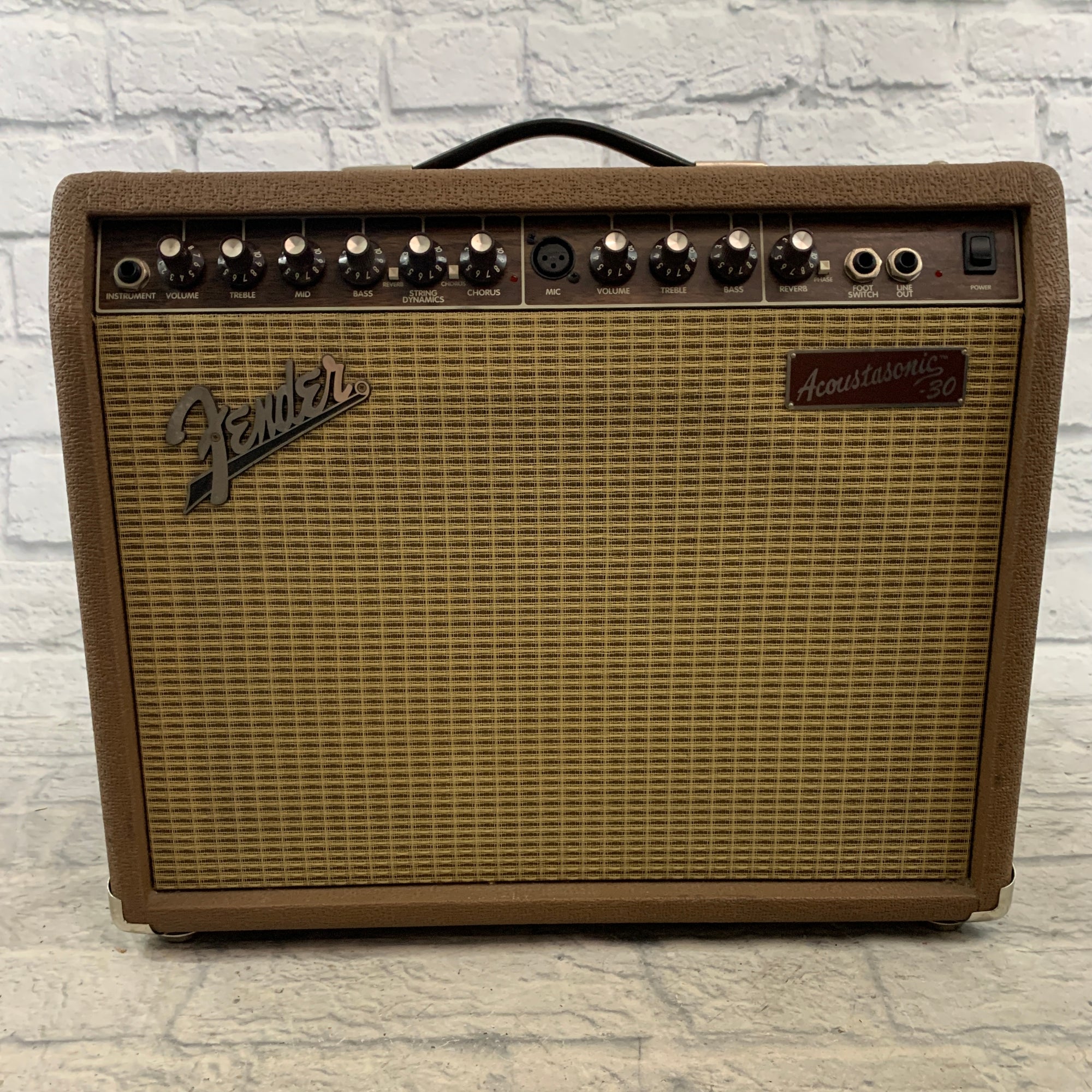 Fender Acoustasonic 30 Acoustic Guitar Amp w/vinyl cover