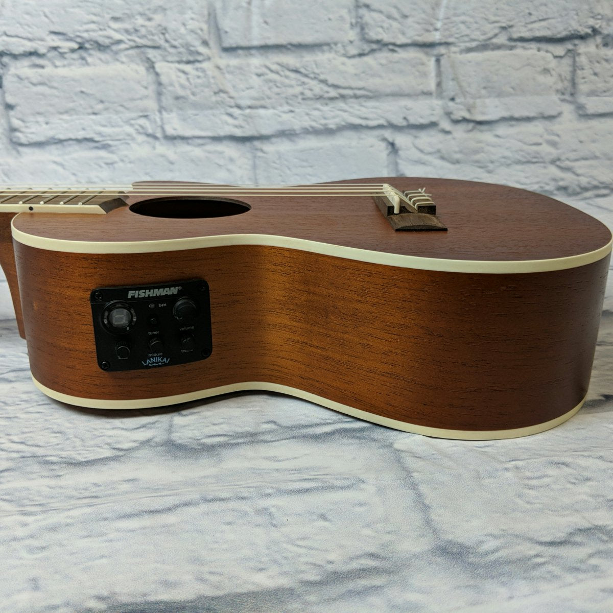 Lanikai MA-CET Mahogany Cutaway Ukulele with Fishman Pickup System