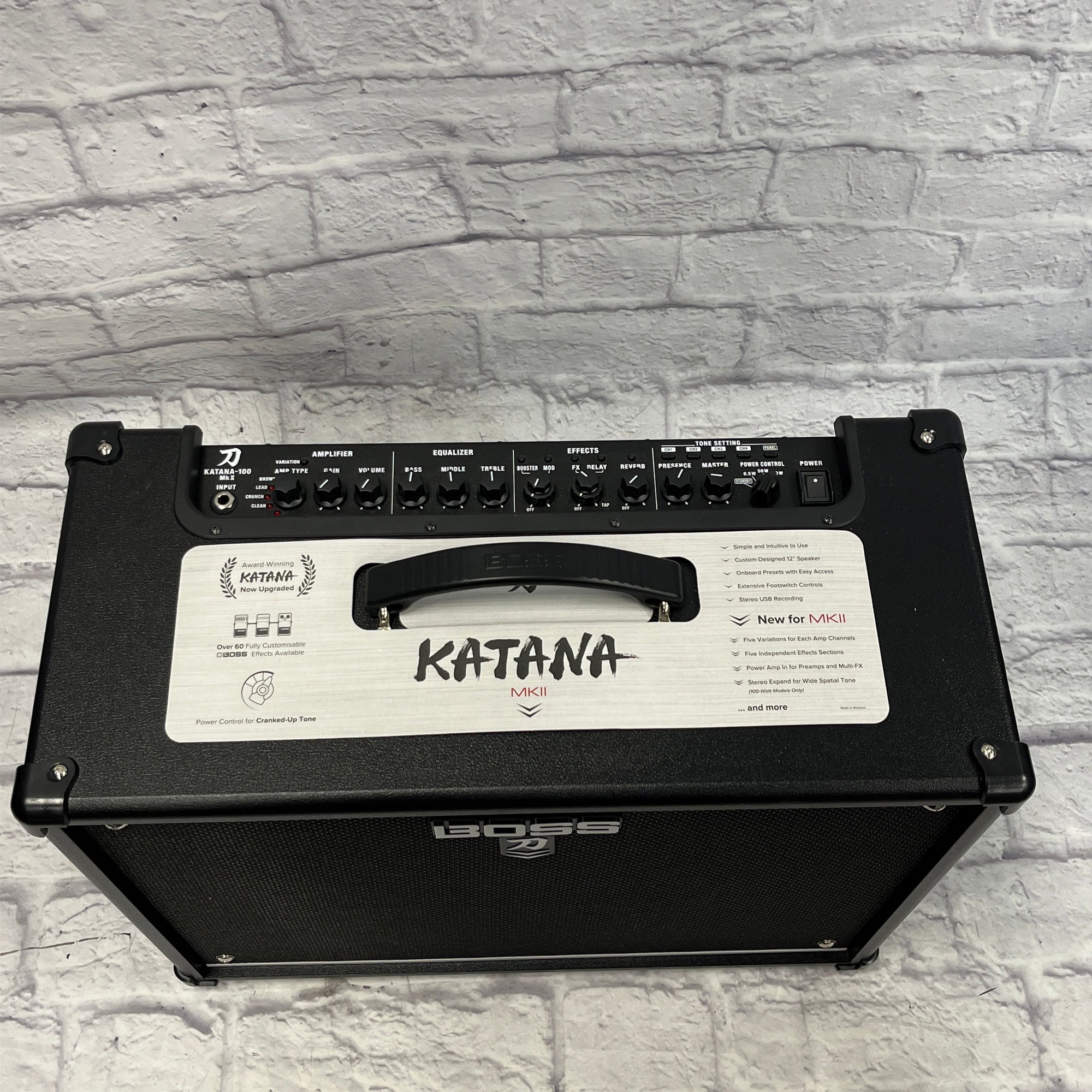 Boss Katana 100 mkII 1x12 Modeling Guitar Combo Amp