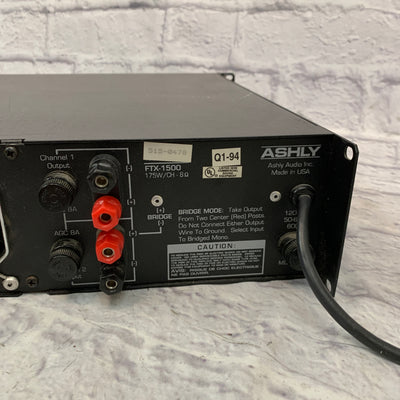 Ashly FTX1500 Power Amp