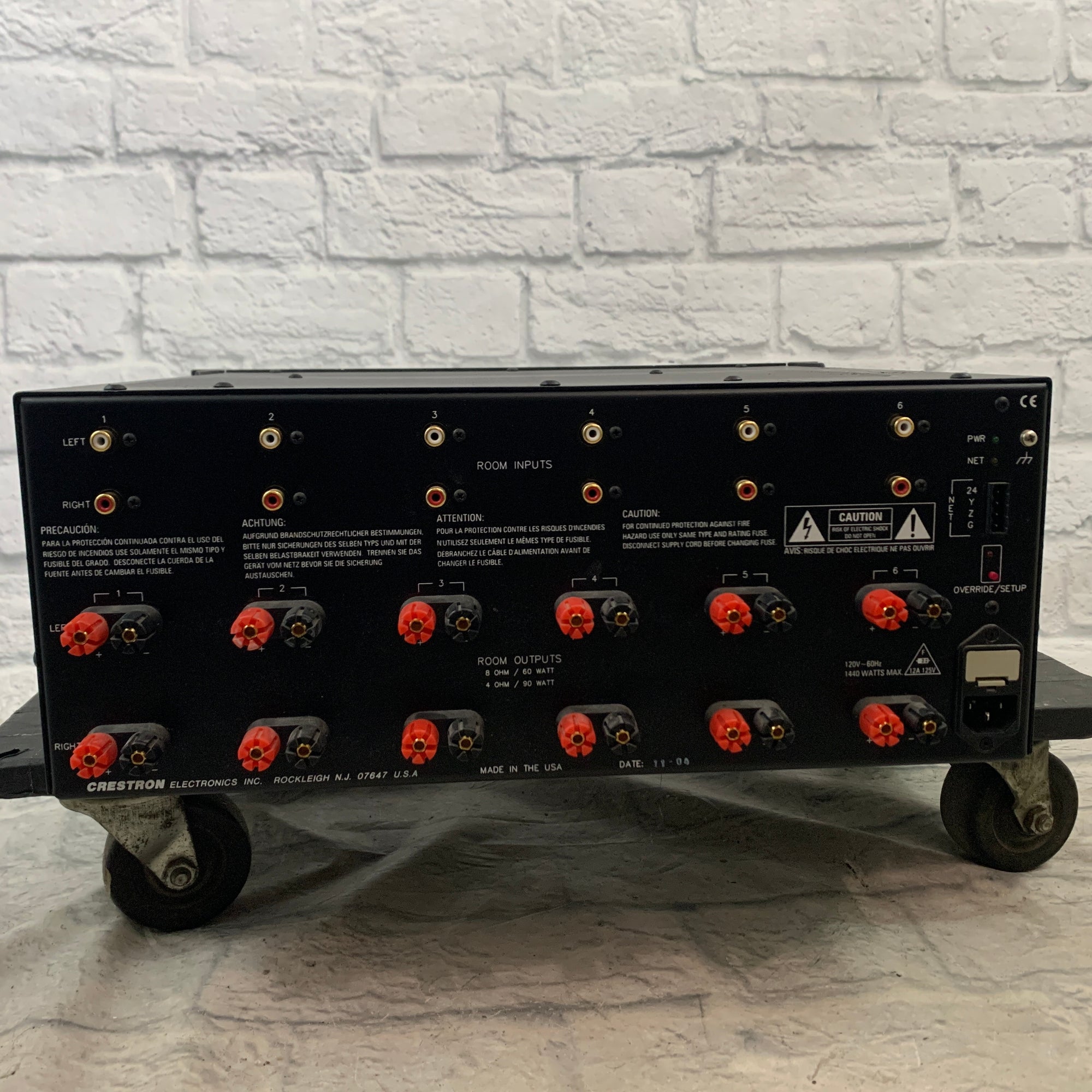 Crestron CNAMPX-12X60 12 Channel Multi-Room Professional Power Amplifier