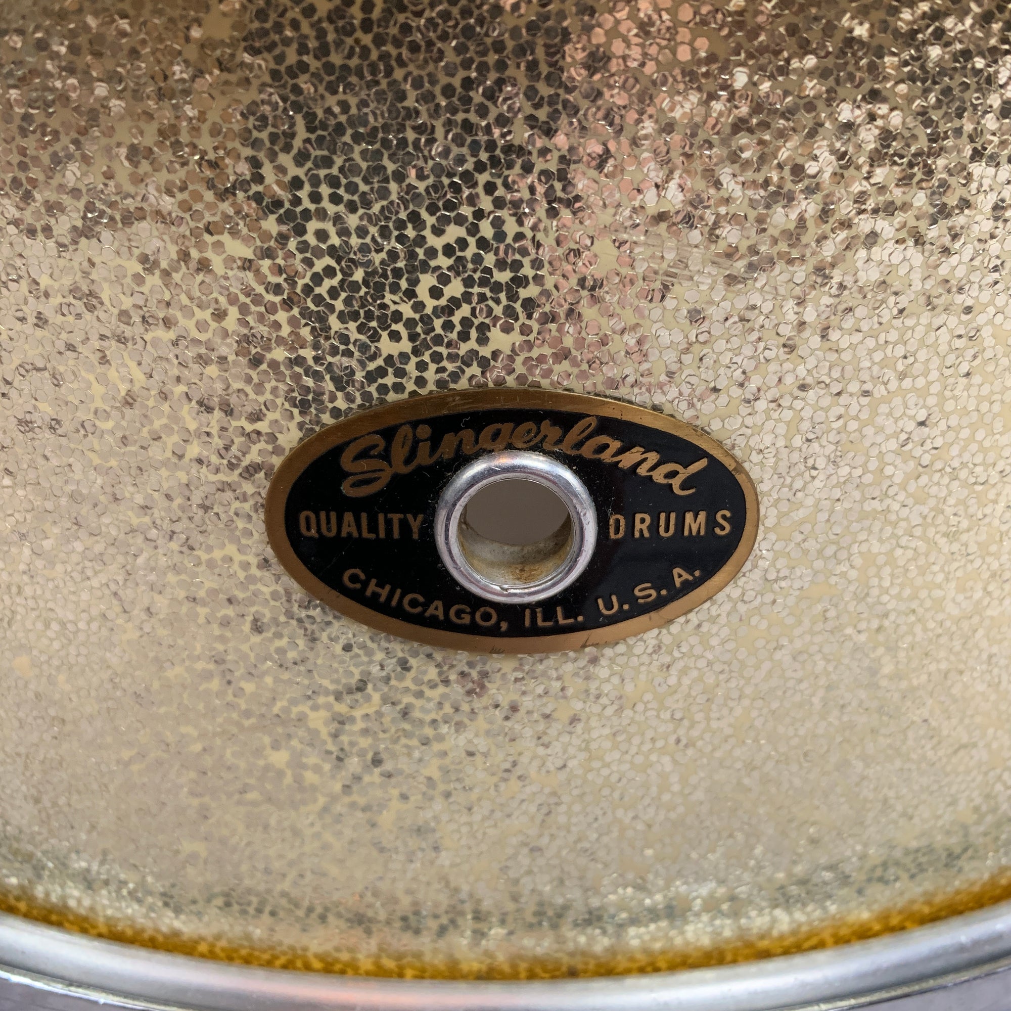 Vintage Late 50s Slingerland 5.5x14" Snare Champagne Sparkle