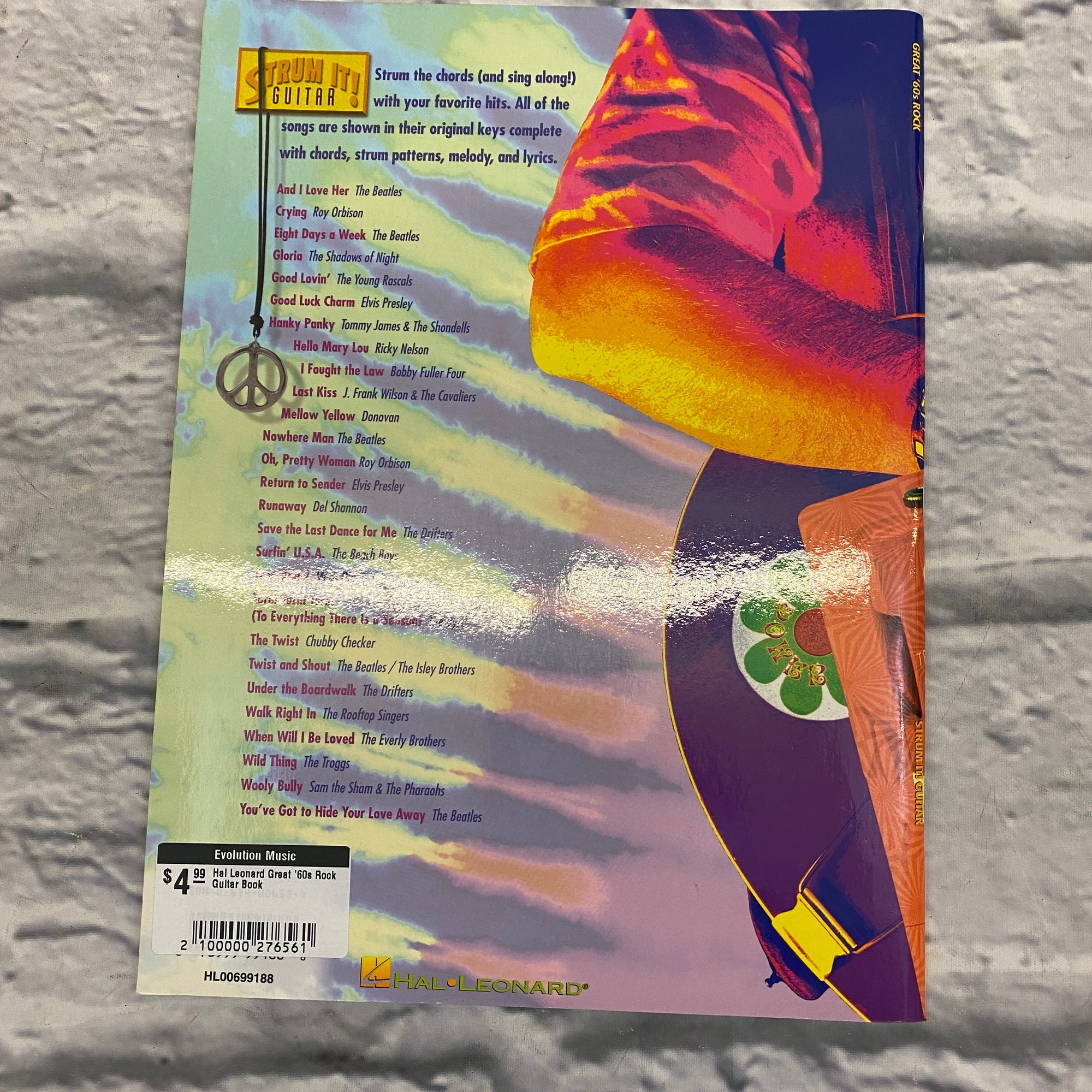Hal Leonard Great '60s Rock Guitar Book