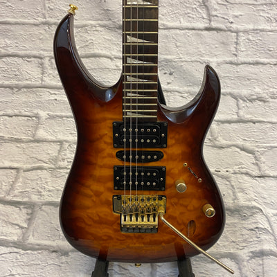 Raven West (RWG) Solid Body Guitar - Tobacco Sunburst