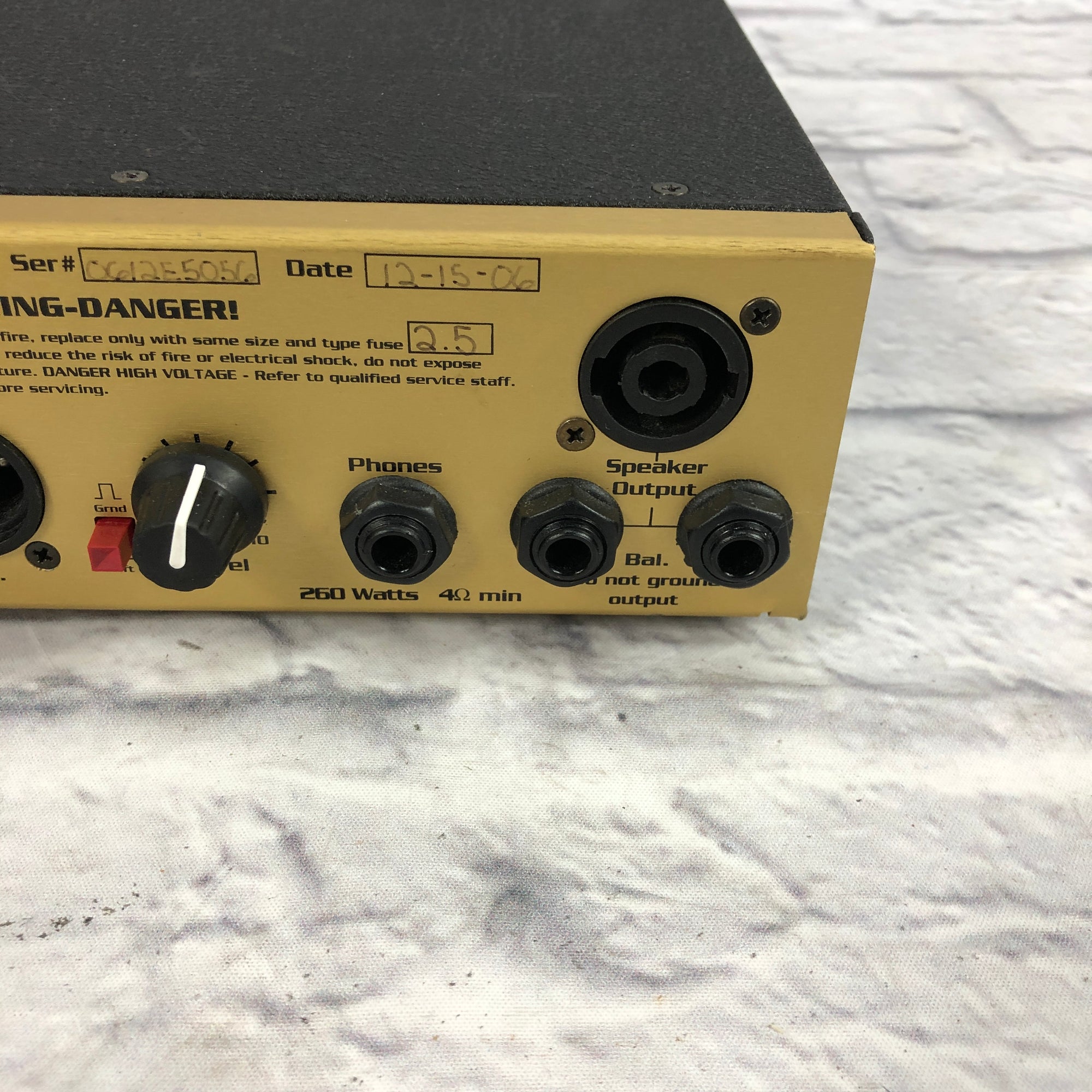 Eden WTX-260 Bass Head