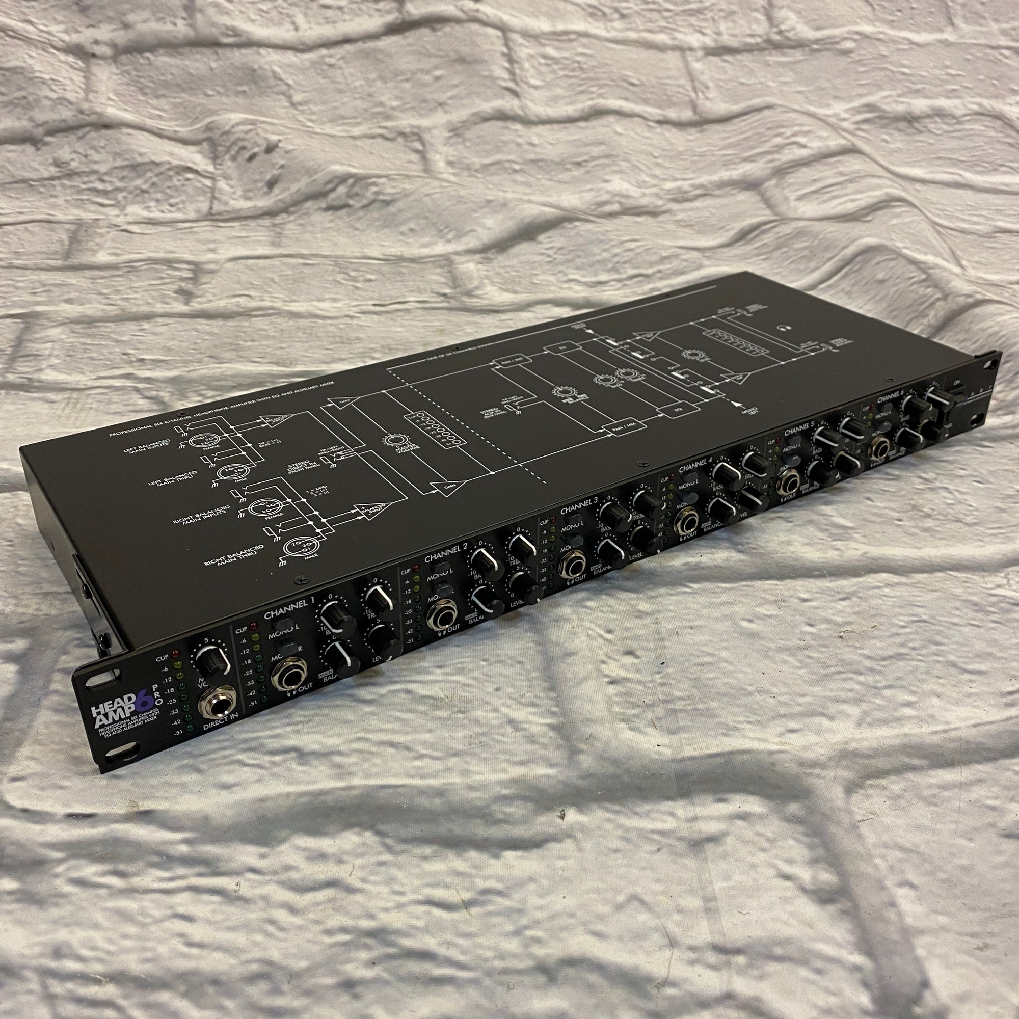 Art Head Amp 6 Headphone Amp Rack Unit