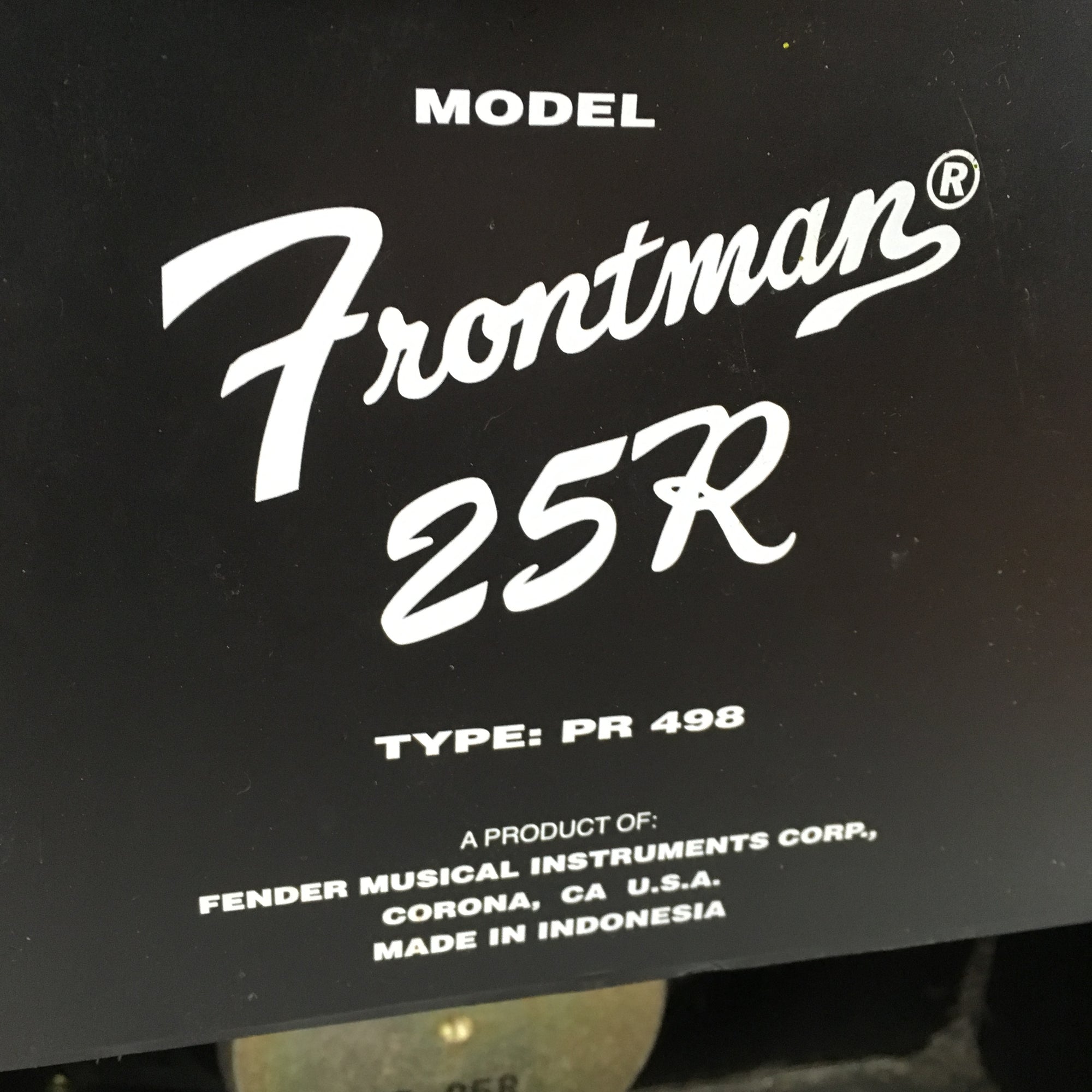 Fender Frontman 25R Combo Amp