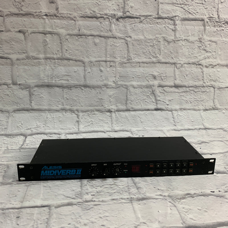 Alesis Reverb Rack Alesis MidiVerb II Rack Reverb Unit - Evolution Music