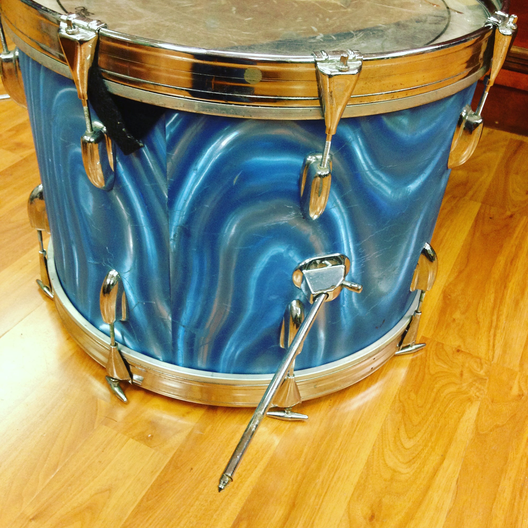 Slingerland 20" Blue Flame Kick