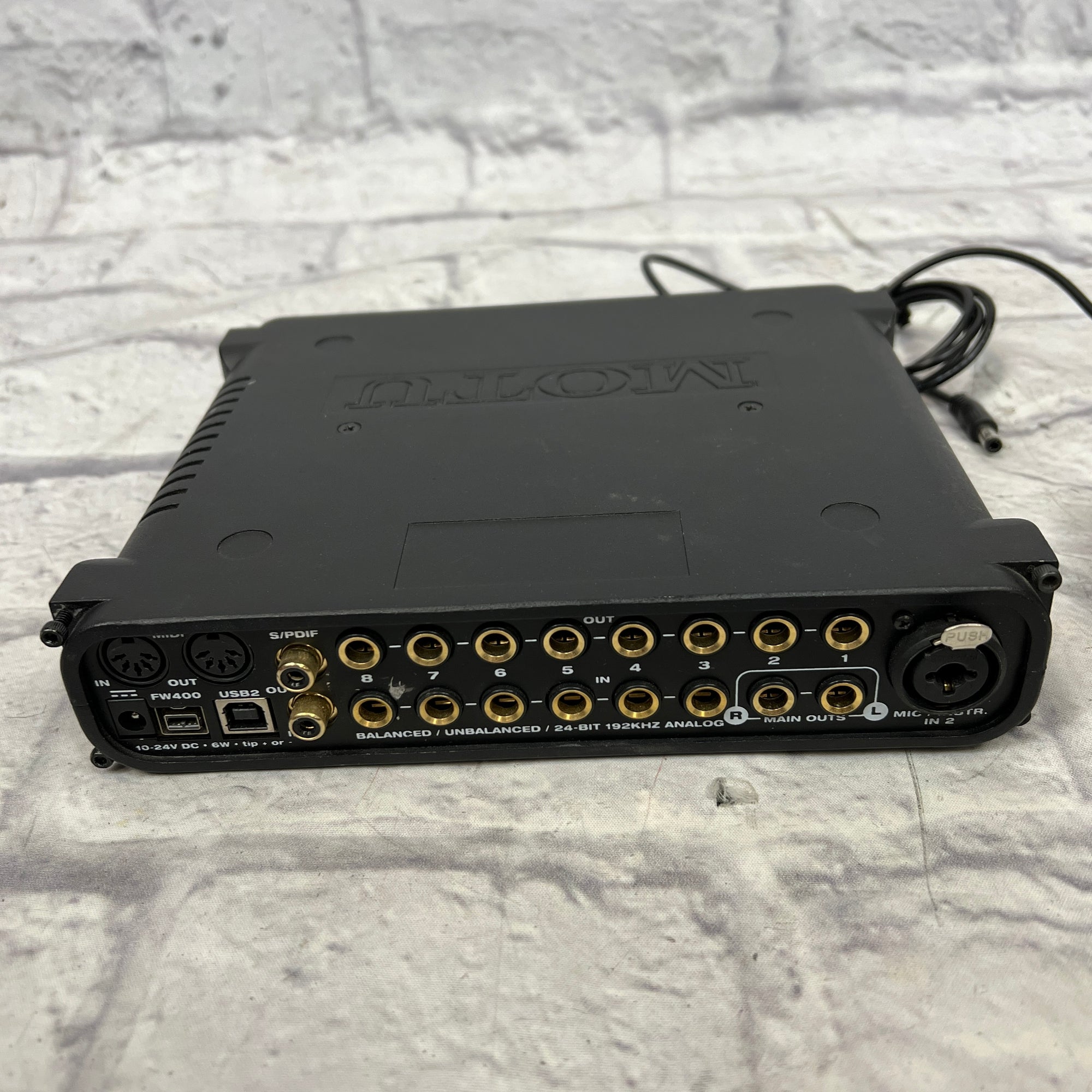 Motu FW-USB2 Ultra Lite mk3 Backlight Out AS IS