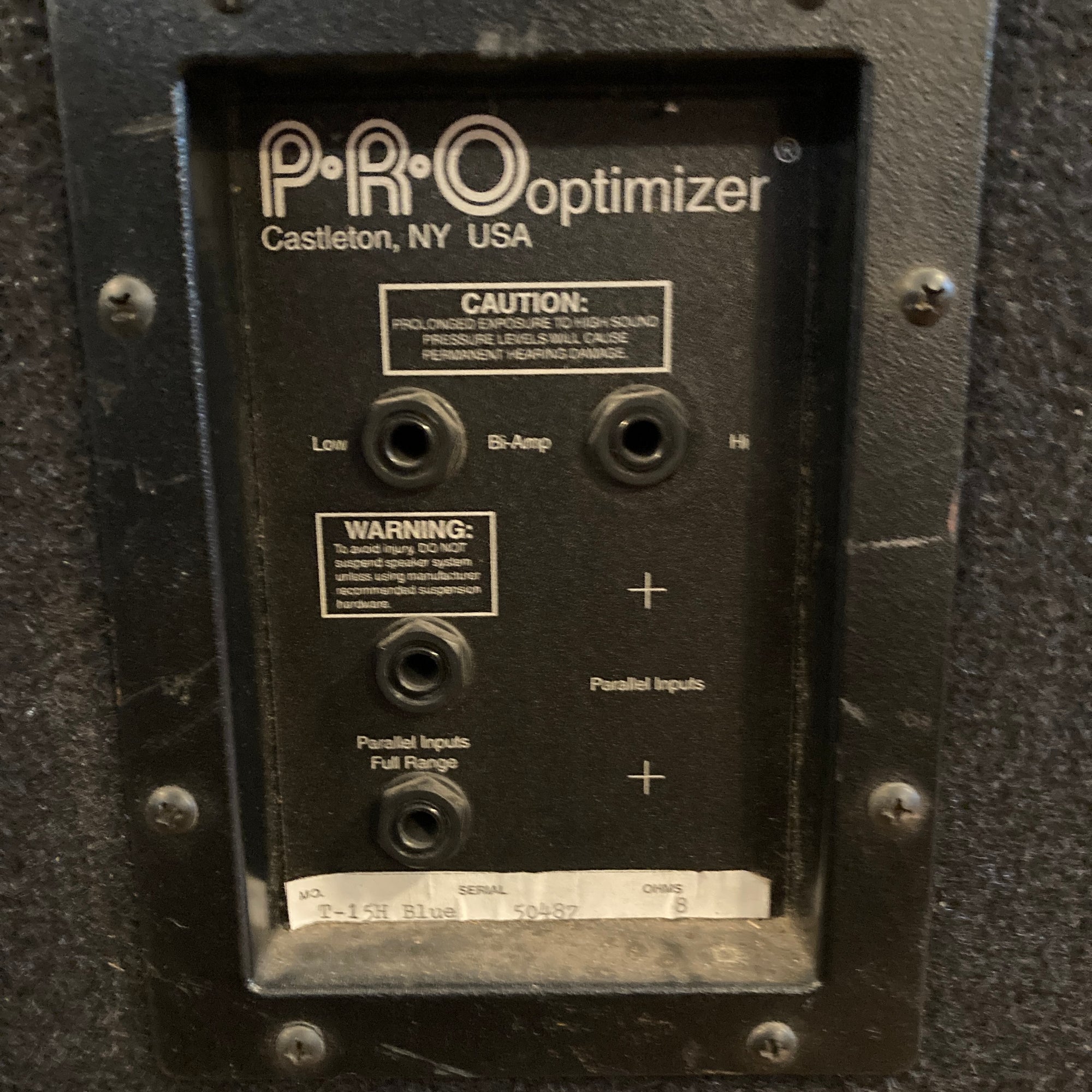PRO Optimizer T15H 8 Ohm Passive PA Pair