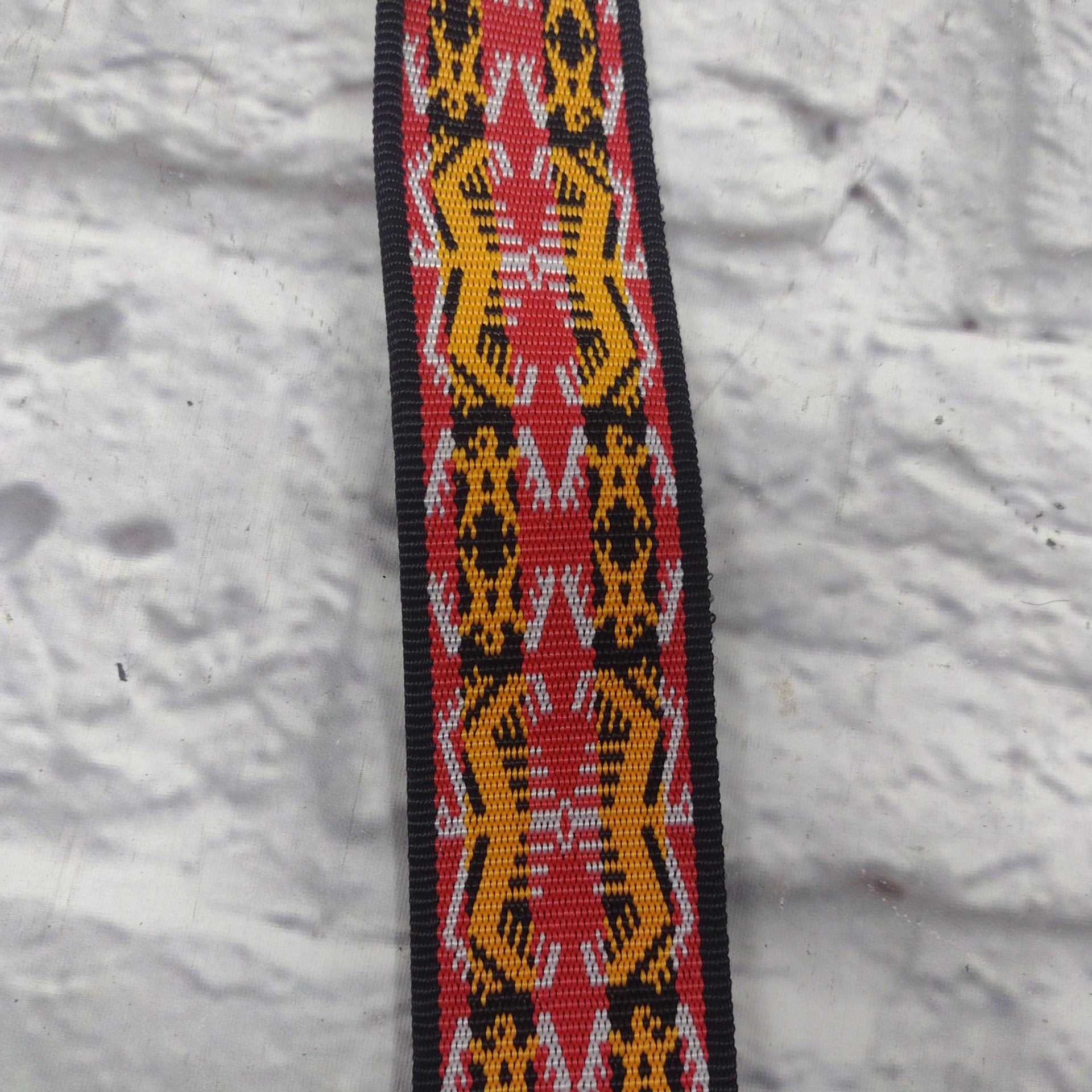 Dunlop Red and Yellow Design Strap