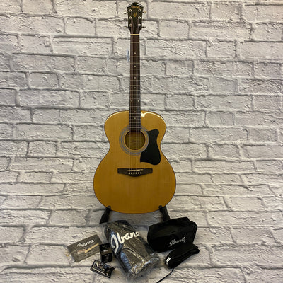 Ibanez JamPack IJVC50 Quickstart Dreadnought Acoustic Guitar Pack Natural