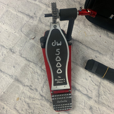 DW 5000 Double Kick Drum pedal w/ Carrying Bag