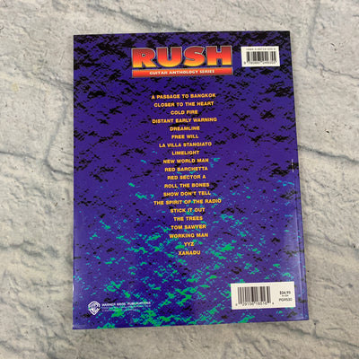 Warner Bros. Music Rush Guitar Anthology Series Tab Book