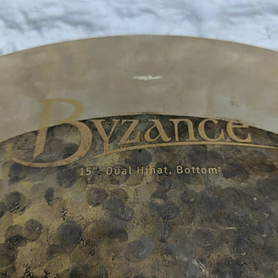 Meinl Byzance 15 Dual Hi Hat Bottom Cymbal