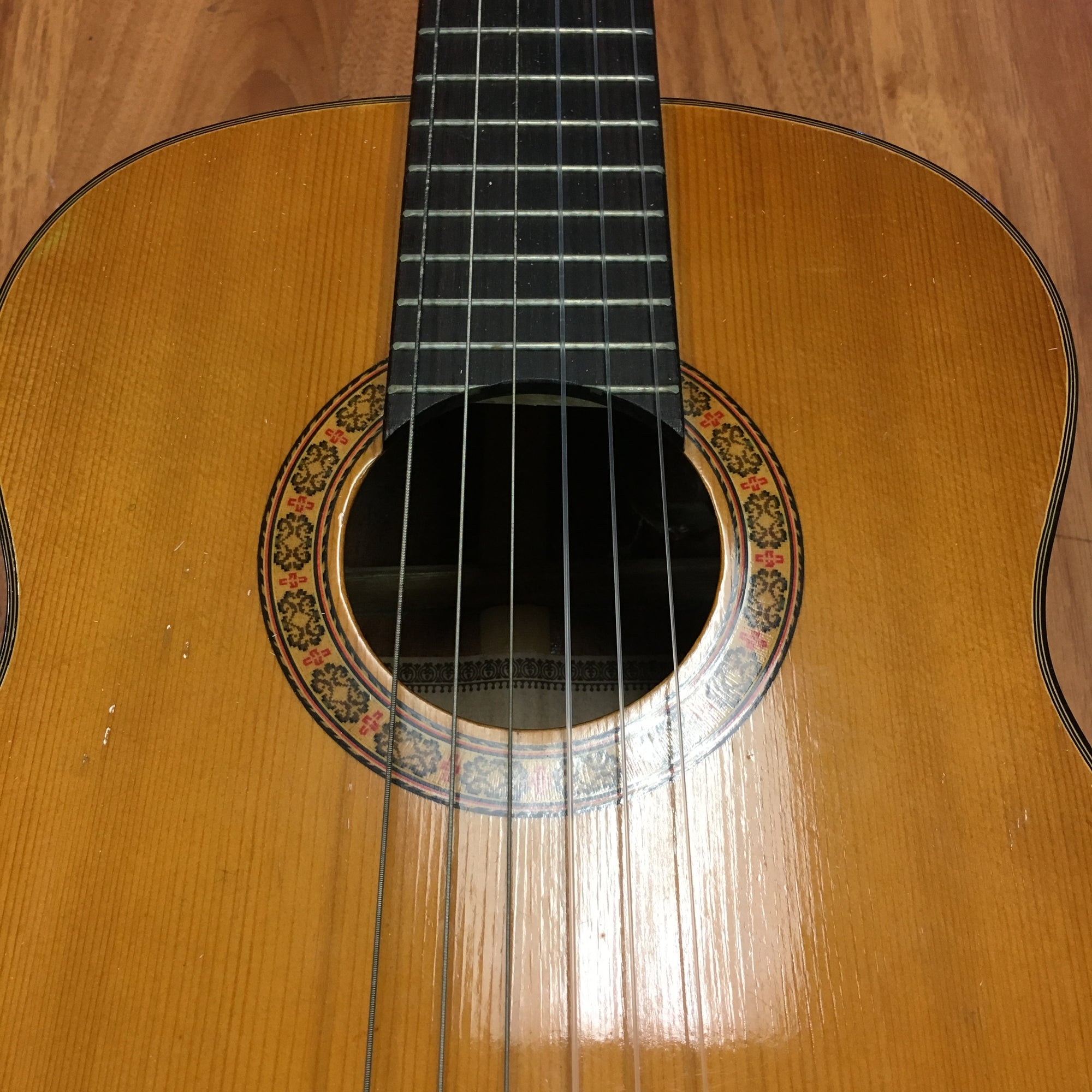 Vintage Aquarius Model 881 Requinto Classical Guitar
