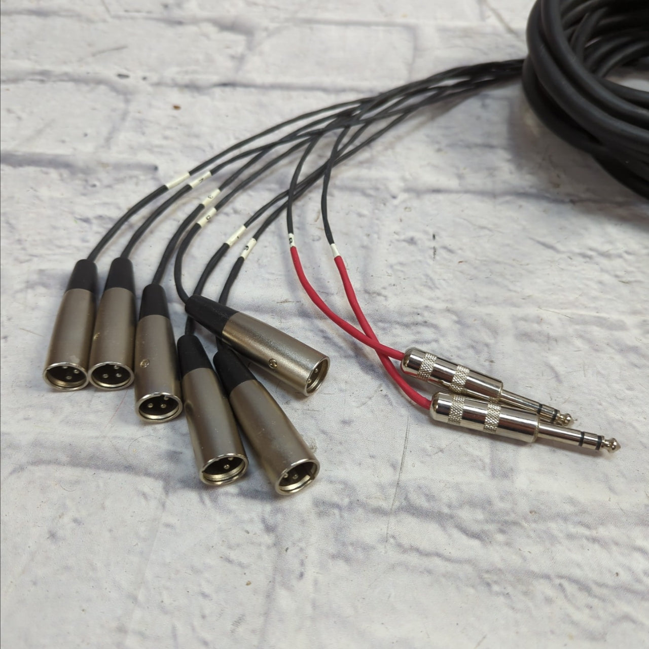 Hosa SH-6X2-20 Little Bro' Sub Snake - 6 XLR Sends, 2 1/4" TRS Returns - 20 Feet