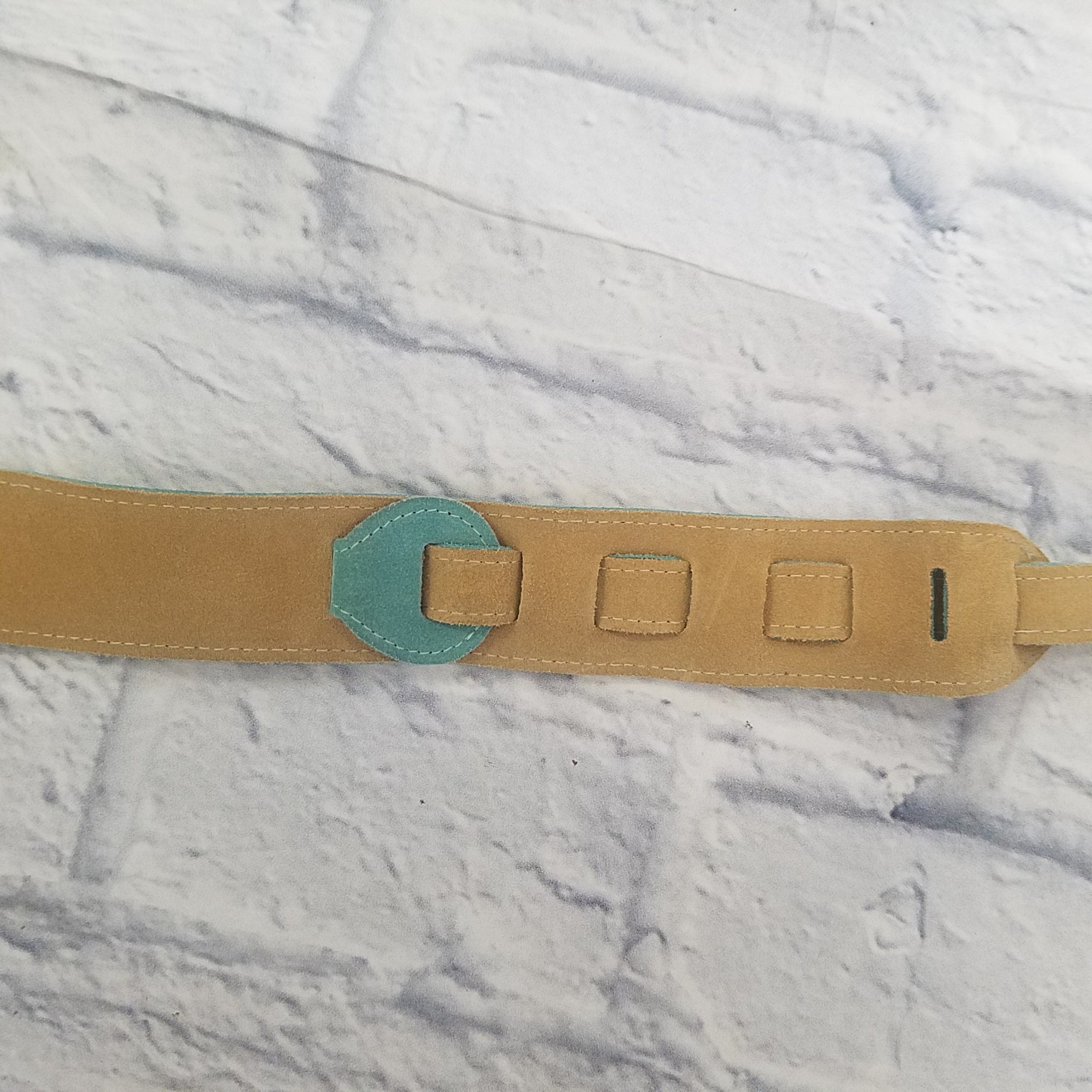 Perri's Leathers Strap turquois , tan