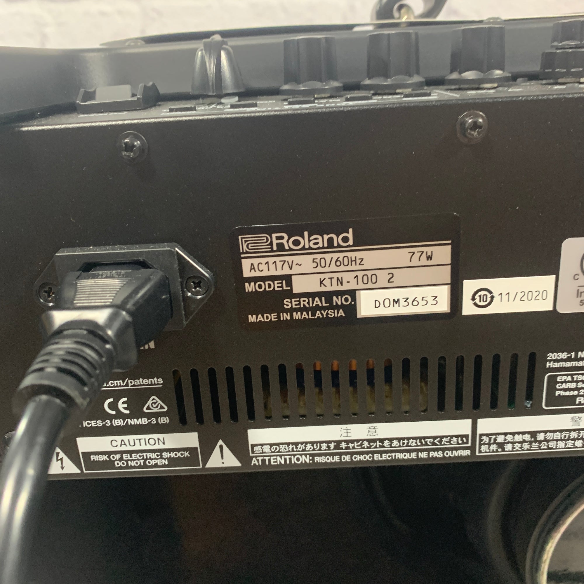 Boss KTN-100-2 100W Guitar Amp w/ Boss GA-FC GA Footswitch