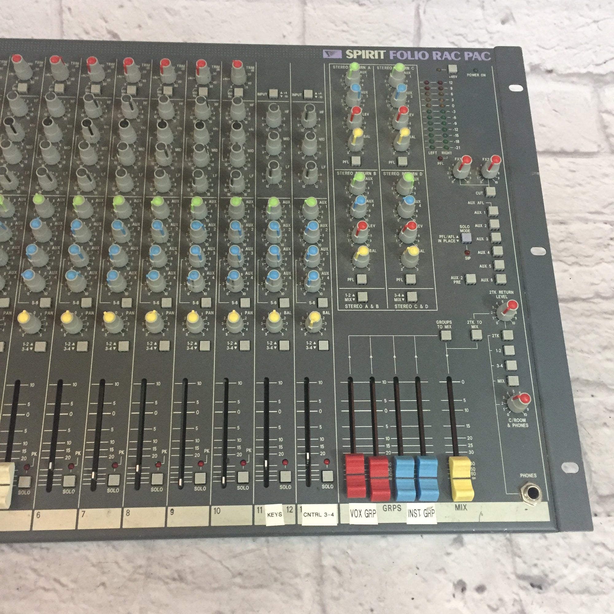 Soundcraft Spirit Folio Rack Pac 10 Channel Mixer - Evolution Music