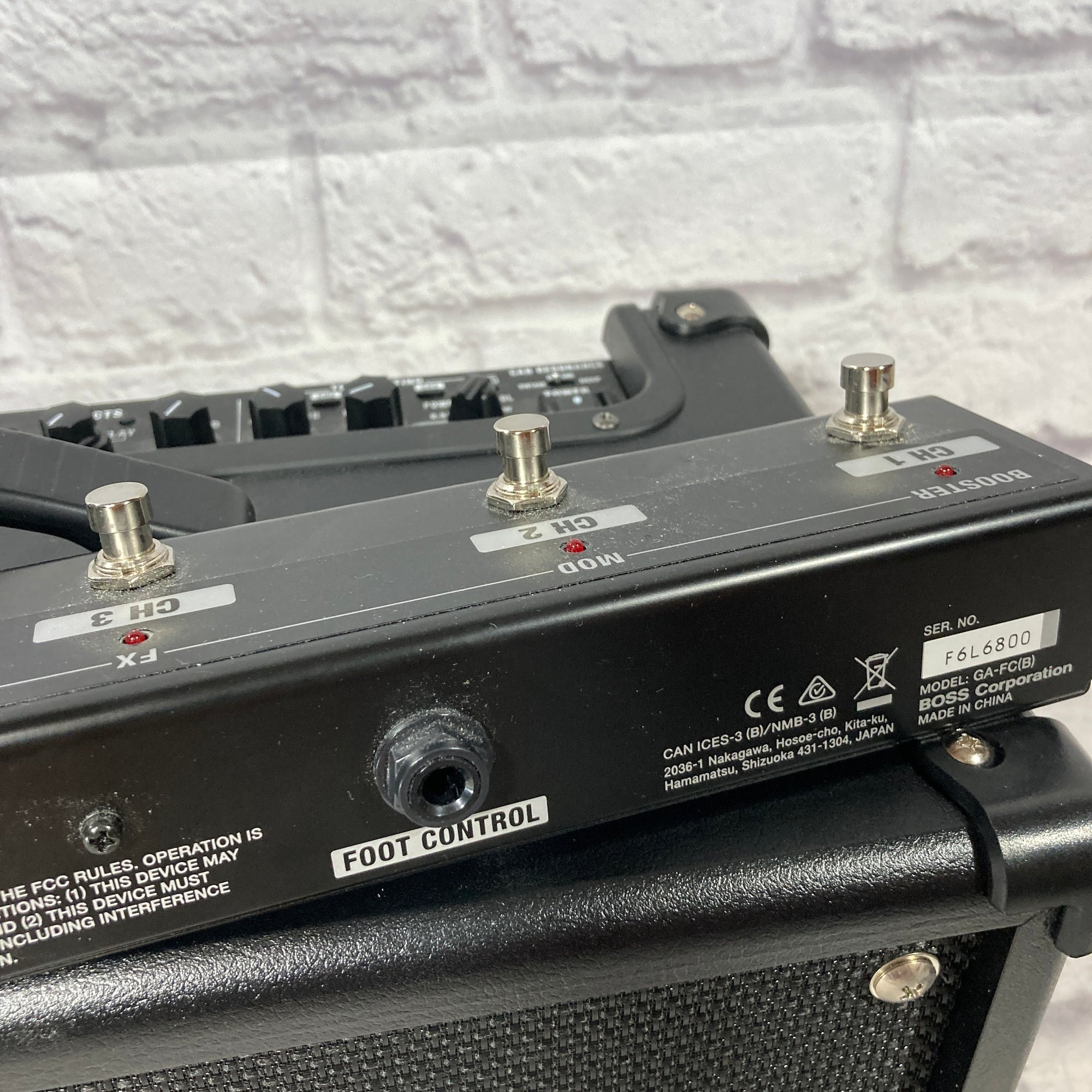 boss katana foot pedal Boss KTN-Head 2 Katana Mk II Guitar Amp Head w/ FootSwitch