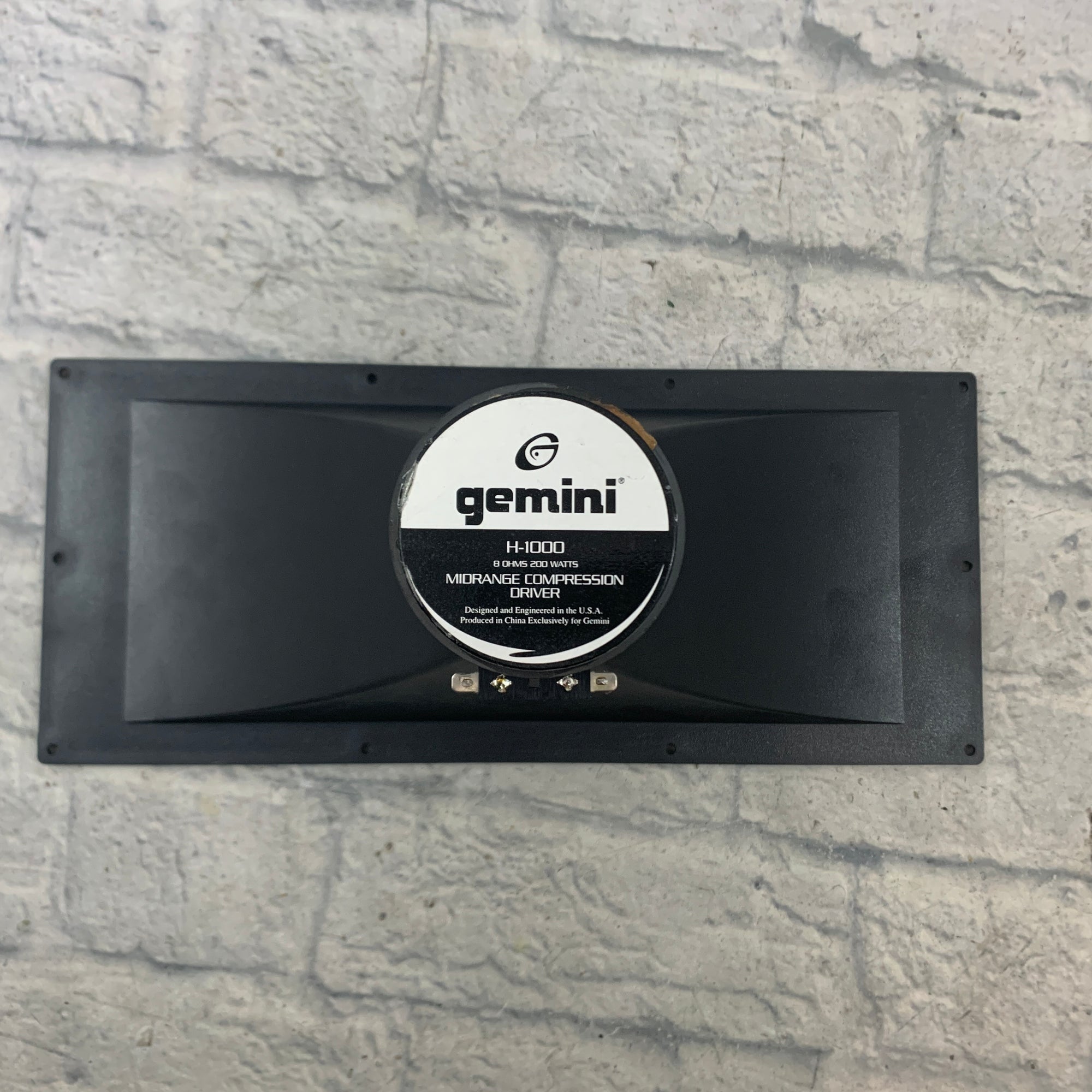 Gemini H-1000 Midrange Compression Driver 200W 8Ohm Horn
