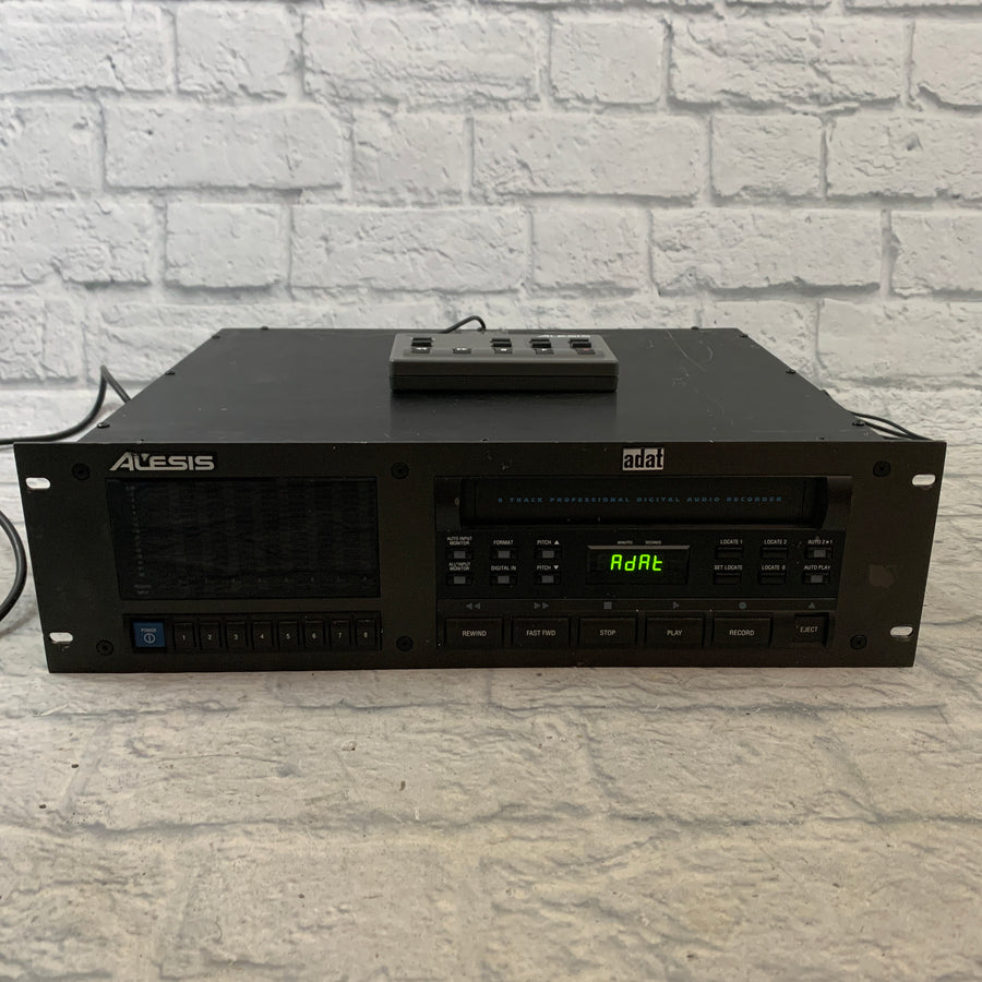 Alesis ADAT 16-Bit 8-Track Digital Audio Recorder "Blackface"