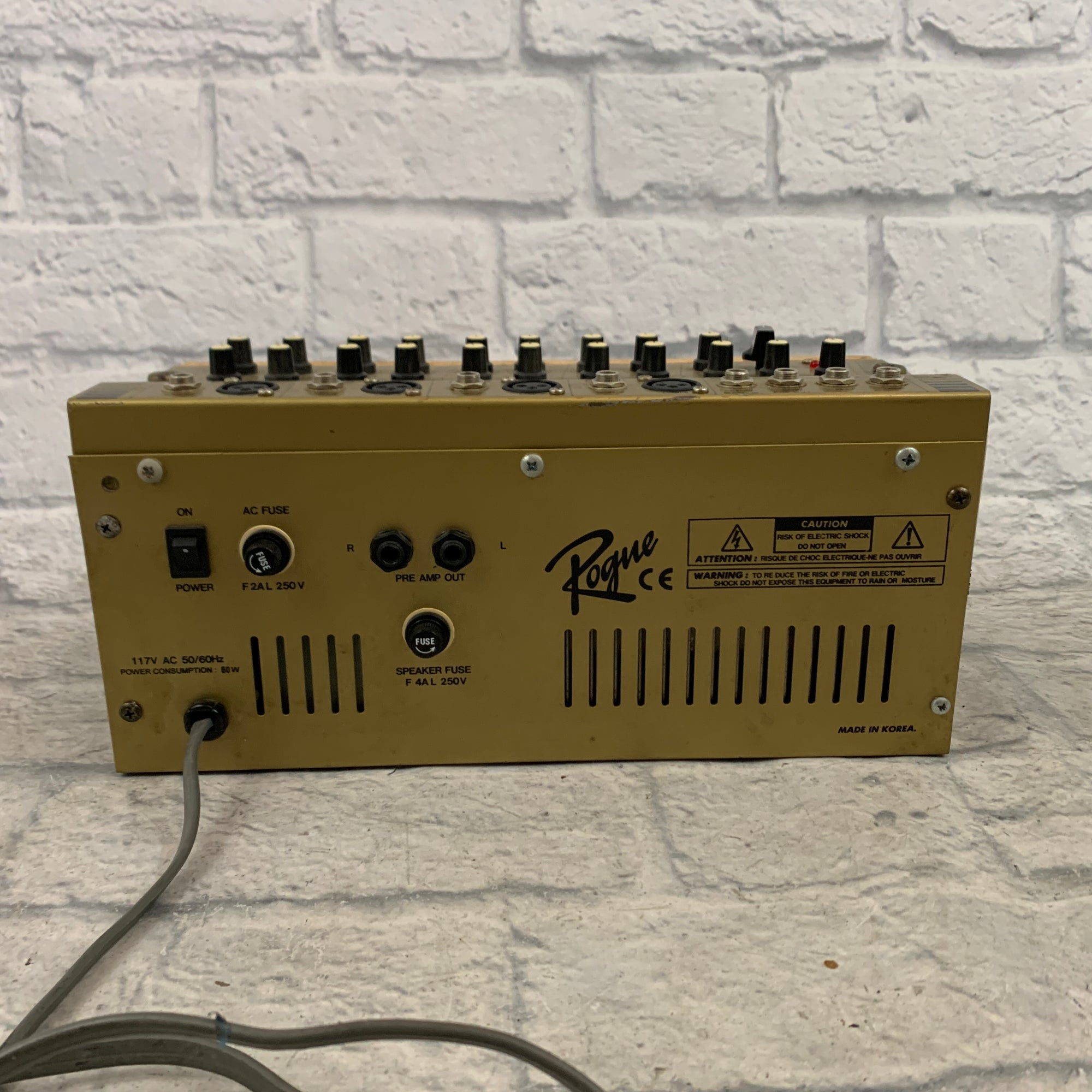 Modified Rogue MPM-504 Powered Mixer AS IS