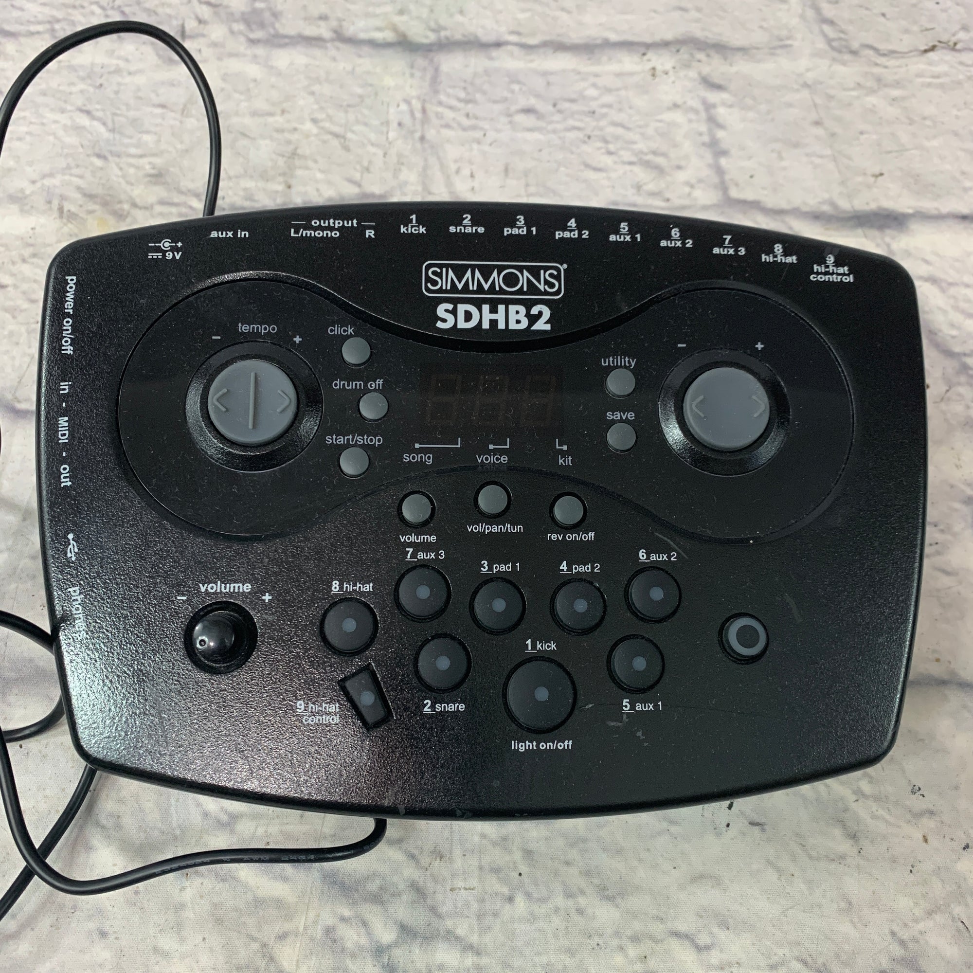 Simmons SDHB2 Drum Module w/ power supply