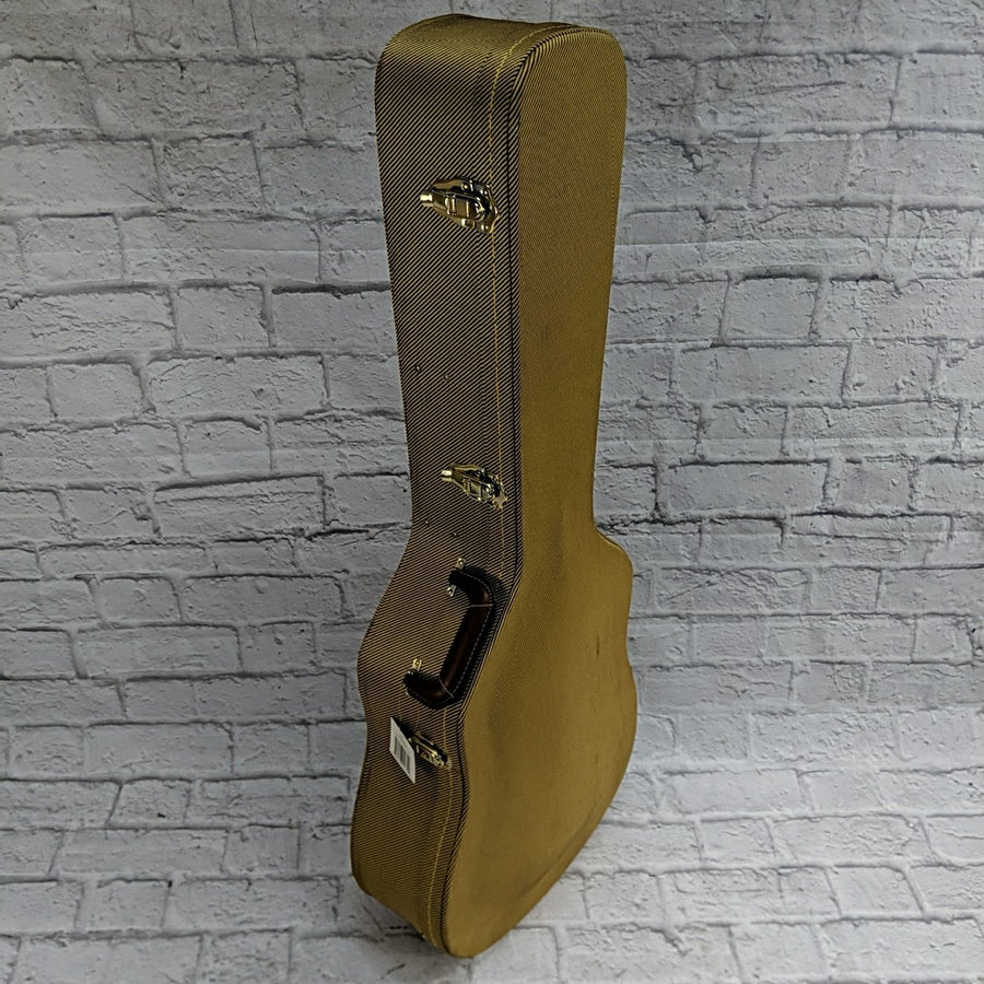 Musicians Gear Deluxe Dreadnought Tweed Acoustic Guitar Hard Case