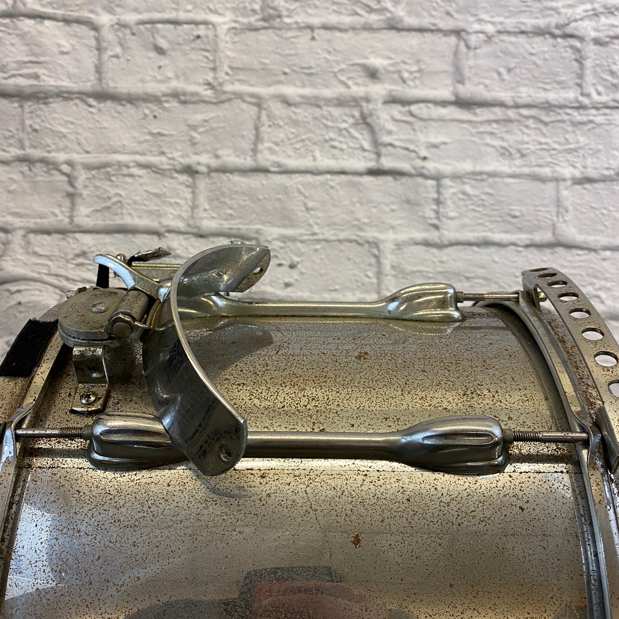Slingerland Vintage Niles Era 15x12 TDR Marching Snare Drum - Chrome