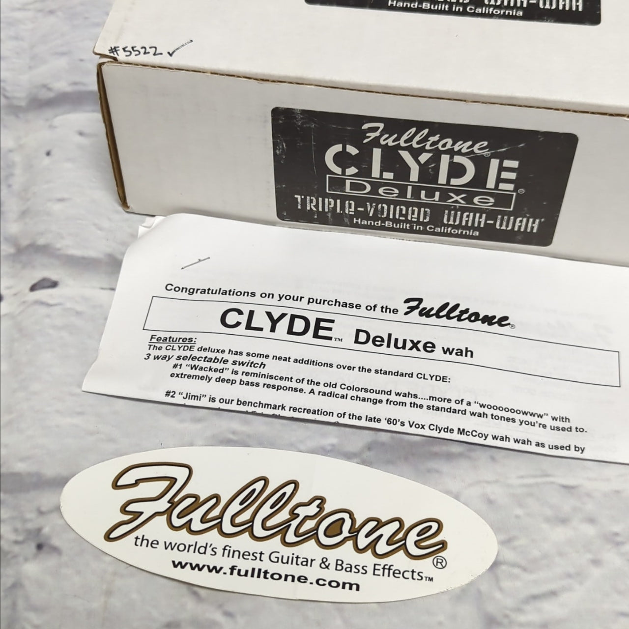 Fulltone Clyde Deluxe Wah Pedal