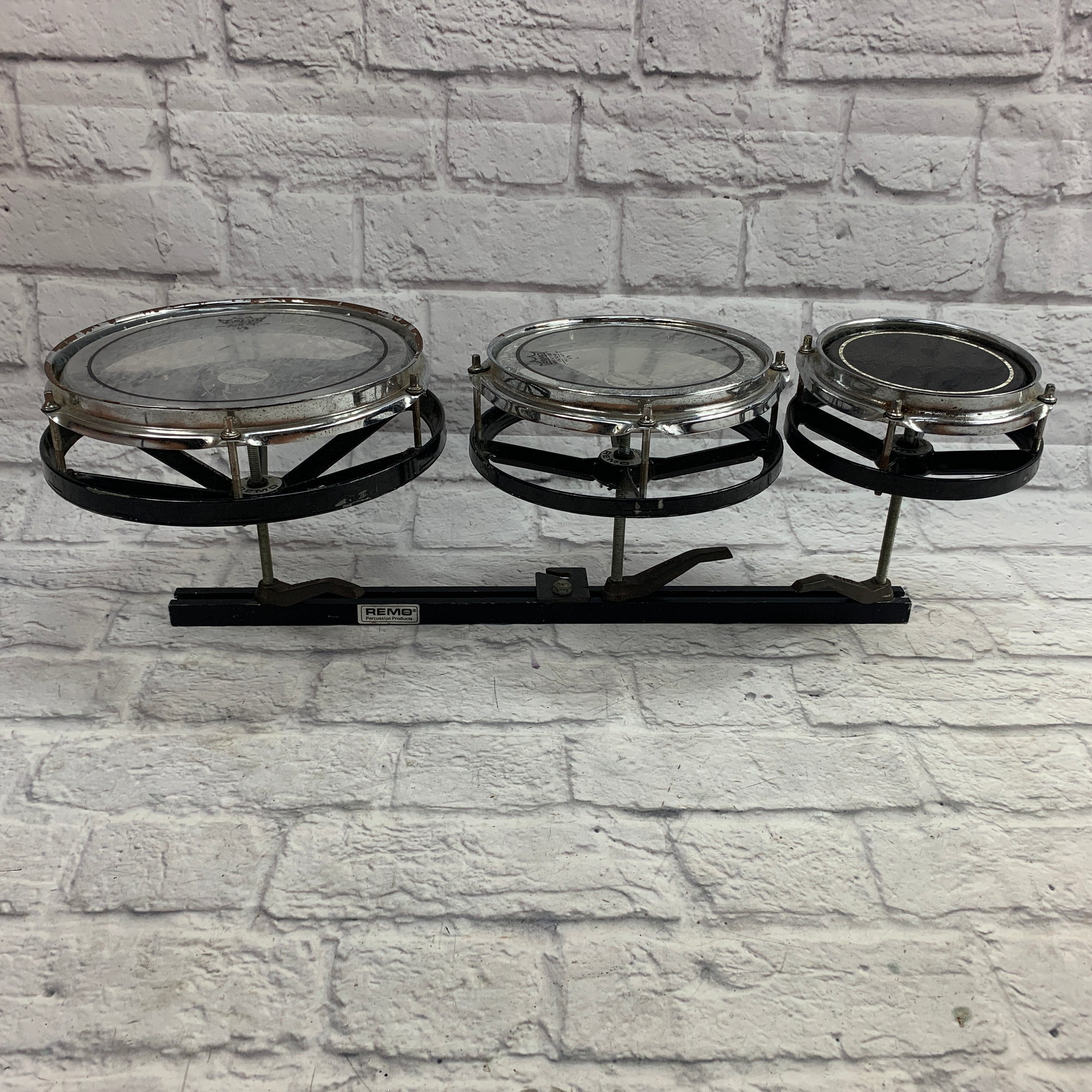 ロートタム　REMO ROTO TOM　(10)インチ　(8)インチ　現状品 Used Remo Roto Tom Set 6/8/10 - Good