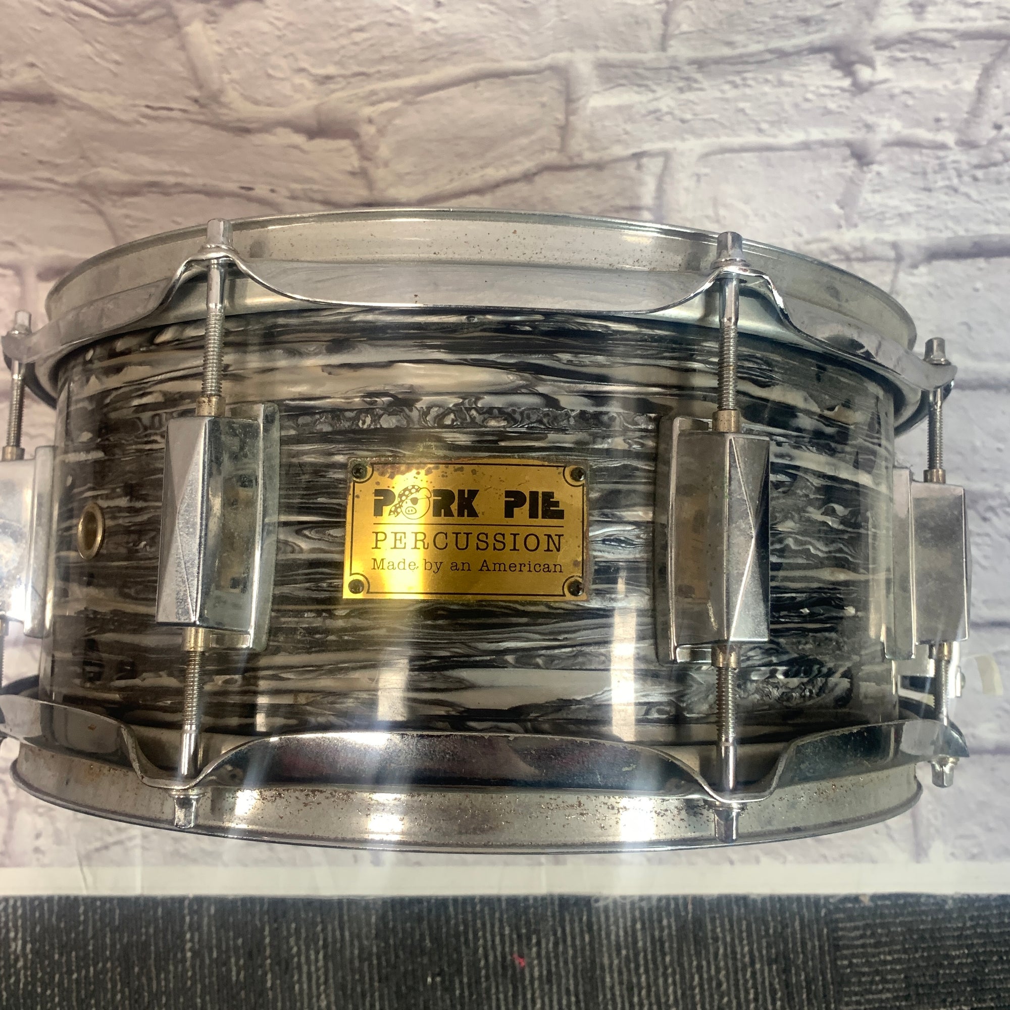 Pork Pie Black Oyster14x5.5 Snare Drum