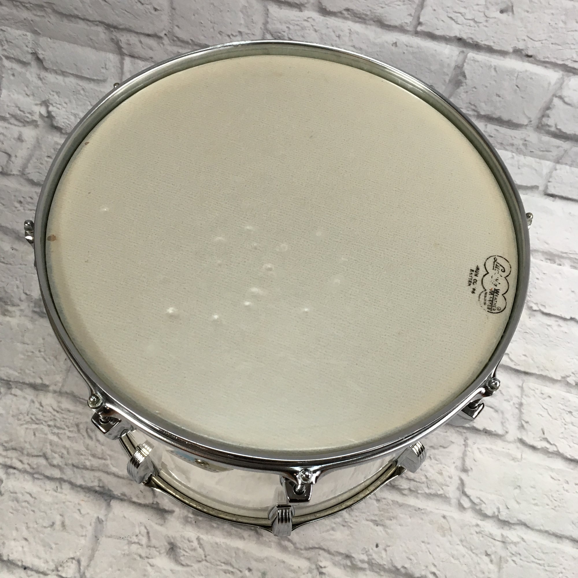 Vintage Ludwig 15x12 Tom No Serial Clear Maple Blue & Olive