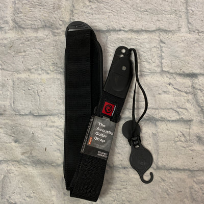 Planet Waves Acoustic Guitar Strap Black Quick Release