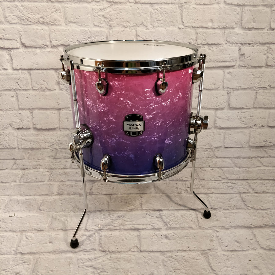 Mapex 14 x 12 My Dentity Custom Purple Fade Floor Tom w Legs