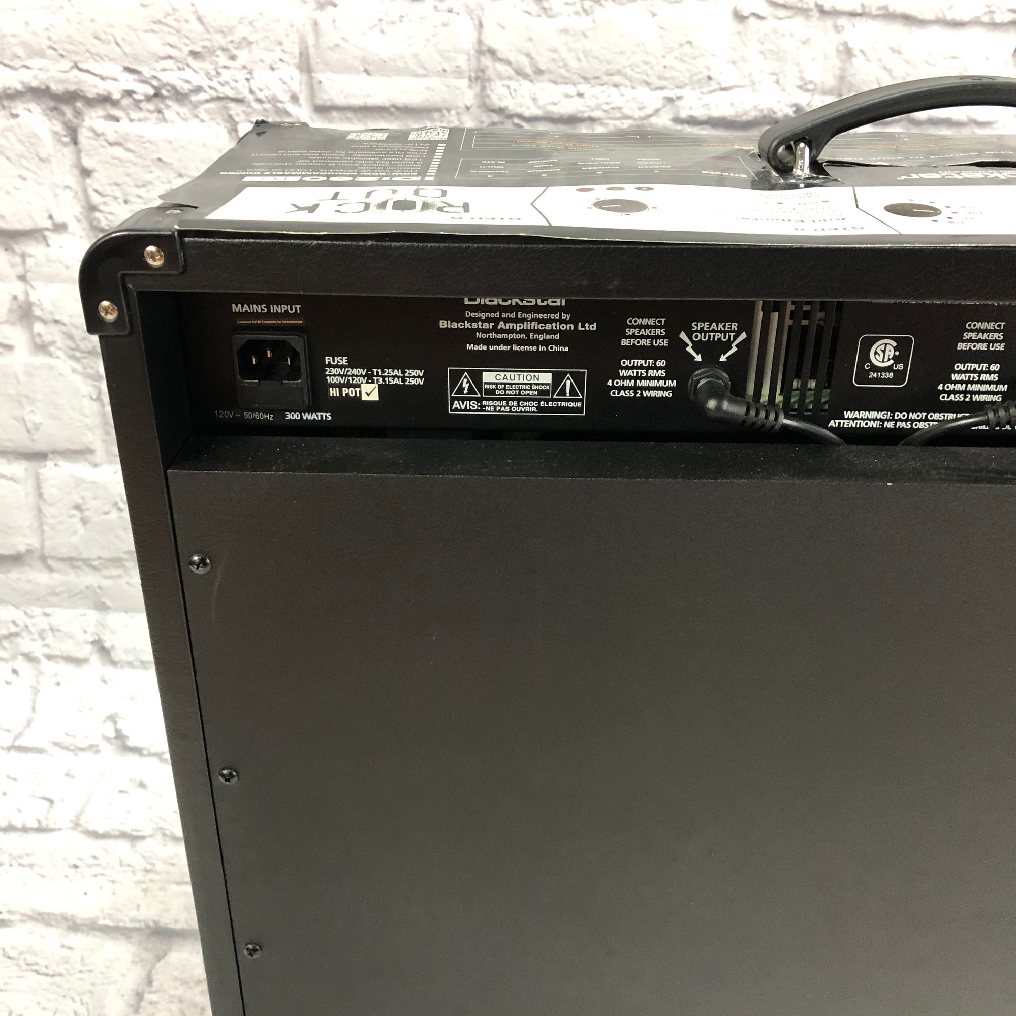 ** Blackstar 260TVP Combo Amp