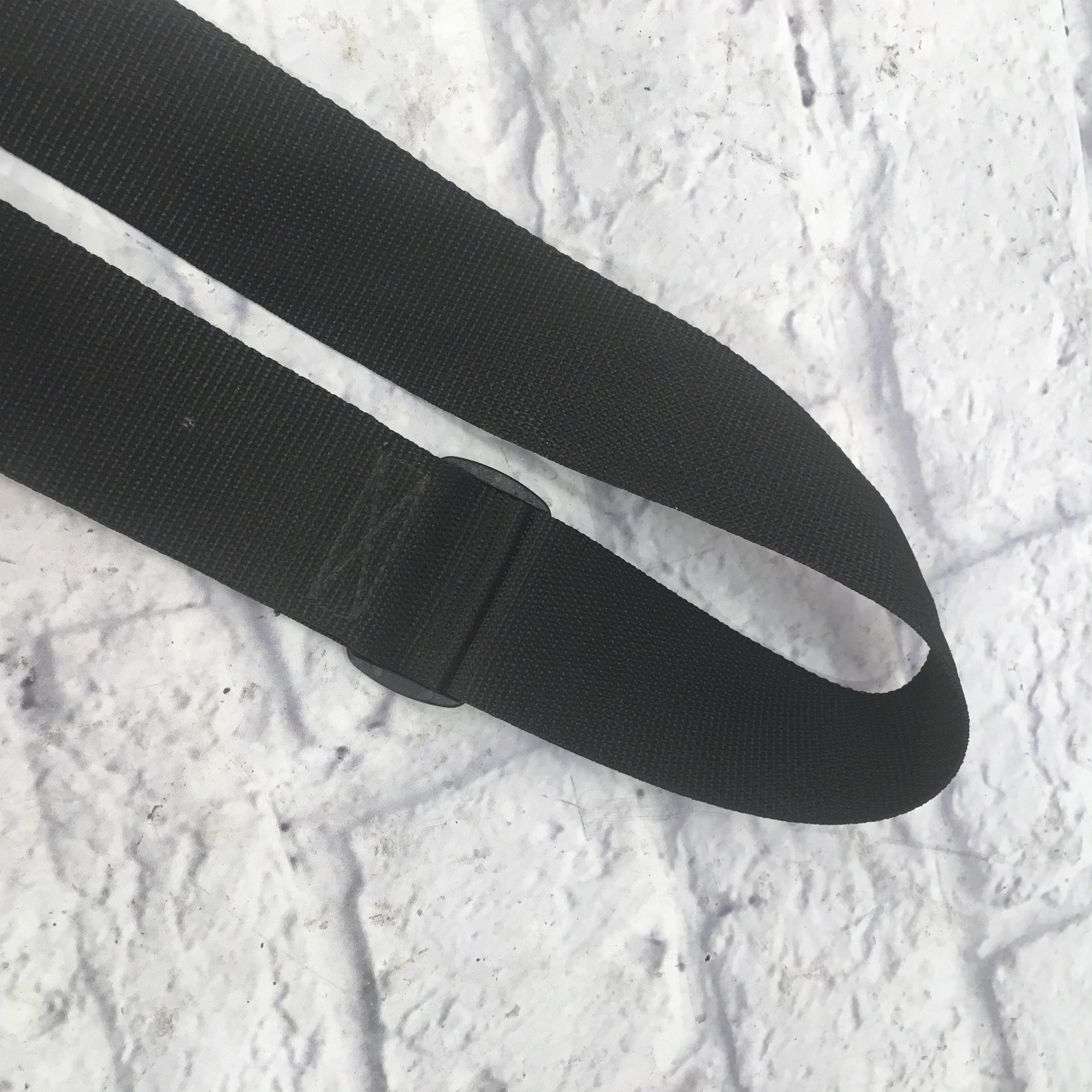 Ernie Ball Black Nylon Guitar Strap with Strap Lock Ends