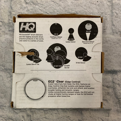 HQ Percussion Evans Real Feel 6" Practice Pad New Old Stock