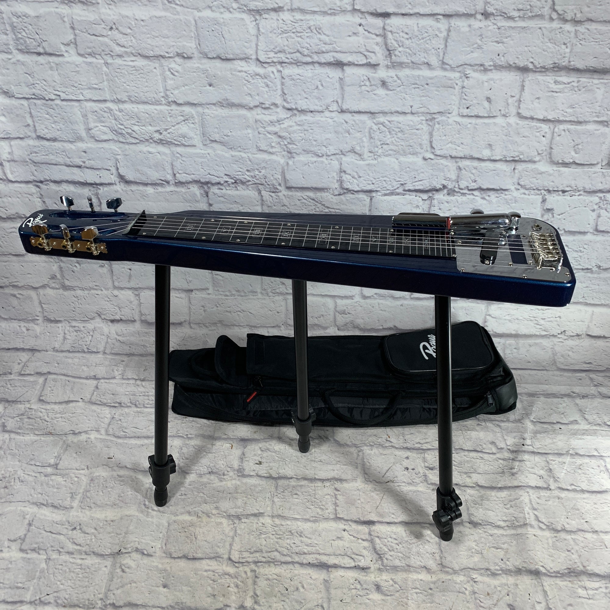 Rogue RLS-1 Lap Steel Metallic Blue w/ Bag & Legs
