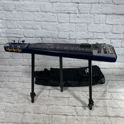 Rogue RLS-1 Lap Steel Metallic Blue w/ Bag & Legs