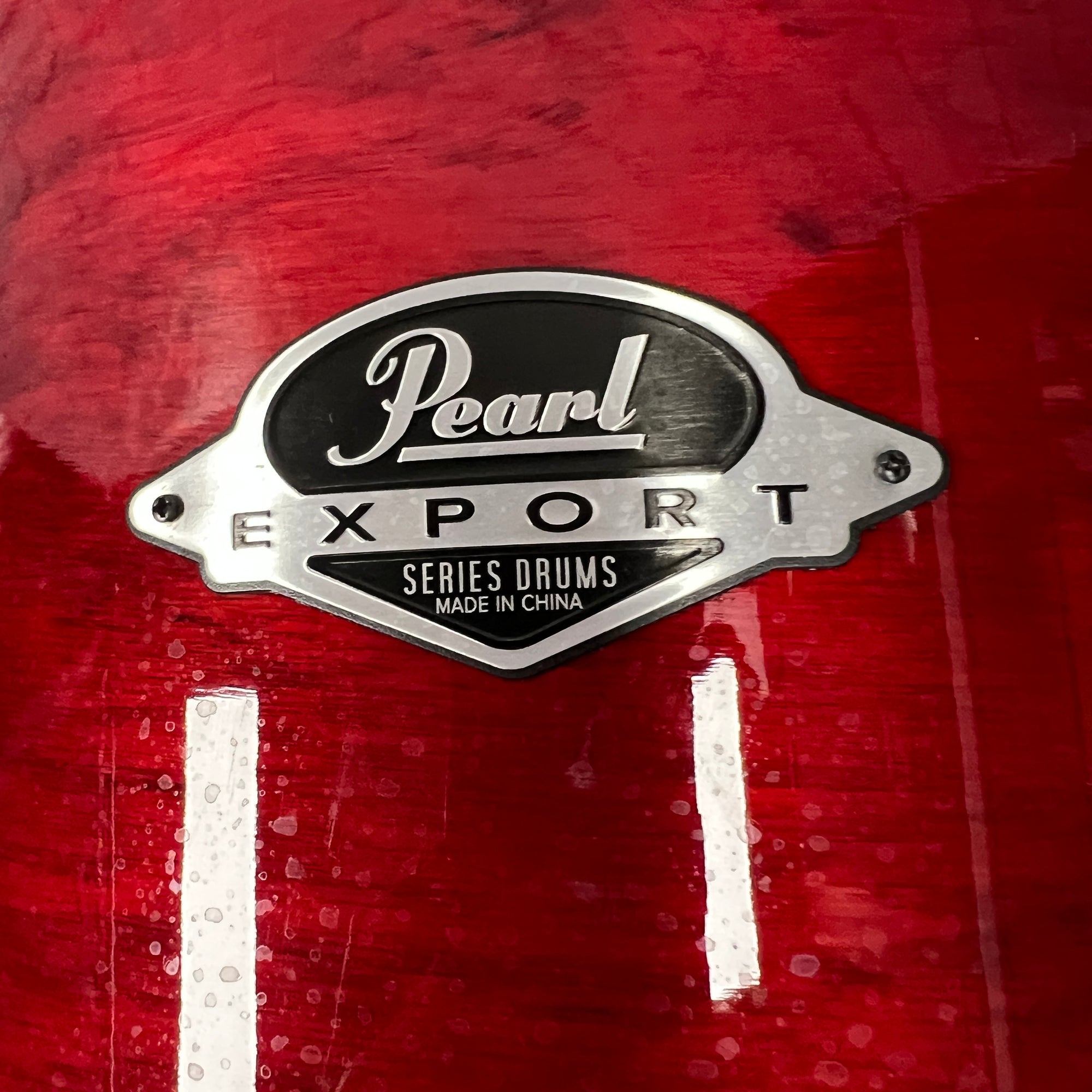 Pearl 14 Export Trans Red Floor Tom 14x14"