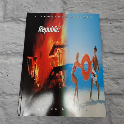 A New Order Release: Republic Words & Music Book